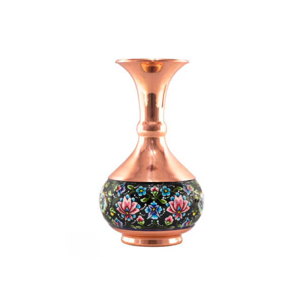گلدان شلغمی سایز 1 مس و پرداز